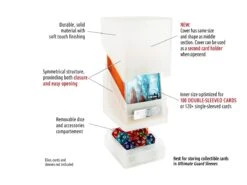 Ultimate Guard Jewel Monolith Deck Case - Frost