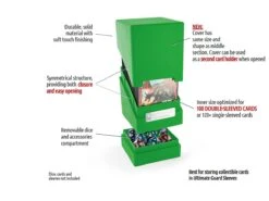Ultimate Guard Monolith Deck Case - Green