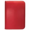 Ultra Pro - Vivid 4-Pocket Zippered PRO-Binder - Red -CardGameMania 15895 4Pkt ZipBinder Vivid Red Front 1200x