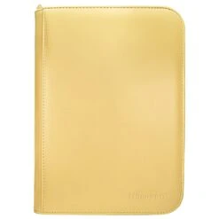 Ultra Pro - Vivid 4-Pocket Zippered PRO-Binder - Yellow