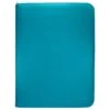 Ultra Pro - Vivid 9-Pocket Zippered PRO-Binder - Teal -CardGameMania 15906 9Pkt ZipBinder Vivid Teal Front 1200x