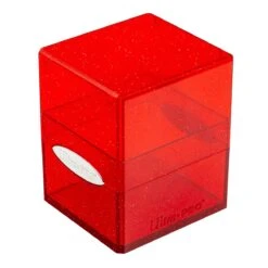 Ultra Pro - Satin Cube Glitter Red