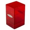 Ultra Pro - Satin Tower Glitter Red -CardGameMania 16013 AW51832 WB SatinTower Red closed empty side2 1200x