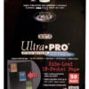 18-Pocket Platinum Side Load Page With Black Background Display Box (50 Pages) -CardGameMania 18 Pocket Platinum Side Load 50ct Box
