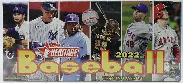2022 Topps Heritage MLB Baseball Hobby Box 3 2022 Topps Heritage MLB Baseball Hobby Box
