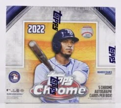2022 Topps Chrome MLB Baseball JUMBO HTA Box (1 Silver Pack Included)
