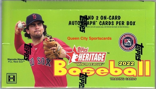 2022 Topps Heritage Minor League Baseball Hobby Box 3 2022 Topps Heritage Minor League Baseball Hobby Box