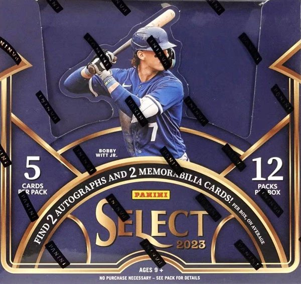 2023 Panini Select Baseball Hobby Box 3 2023 Panini Select Baseball Hobby Box