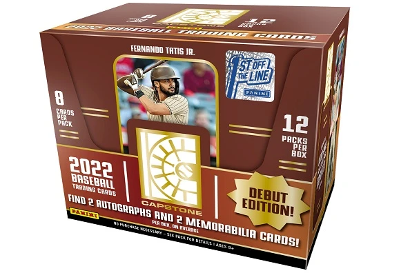 2022 Panini Capstone Baseball Hobby Box FOTL (First Off The Line) 3 2022 Panini Capstone Baseball Hobby Box FOTL (First Off The Line)