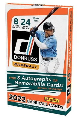 2022 Panini Donruss Baseball Hobby Box 3 2022 Panini Donruss Baseball Hobby Box
