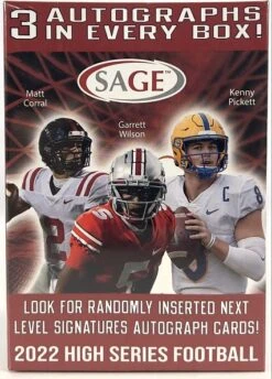 2022 Sage High Series Football BLASTER Box