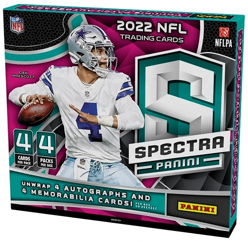 2022 Panini Spectra NFL Football Hobby Box 2 2022 Panini Spectra NFL Football Hobby Box