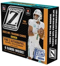 2022 Panini Zenith NFL Football Hobby Box FOTL (First Off The Line)