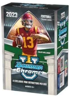 2023 Bowman Chrome University Football Blaster Box