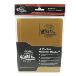 Monster Protectors 4-Pocket Binder - Matte Gold