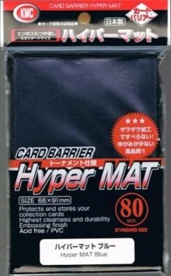 KMC Hyper Mat Sleeves - Blue - 80ct