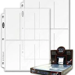 6-Pocket Extra Tall Card Sheets Box Of 100