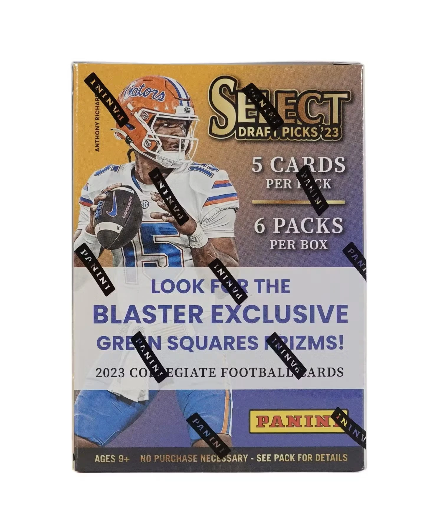 2023 Panini Select Draft Picks Football BLASTER Box (Green Squares Prizms)