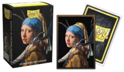 Dragon Shield Brushed Art Standard-Size Sleeves - Girl With A Pearl Earring - 100ct
