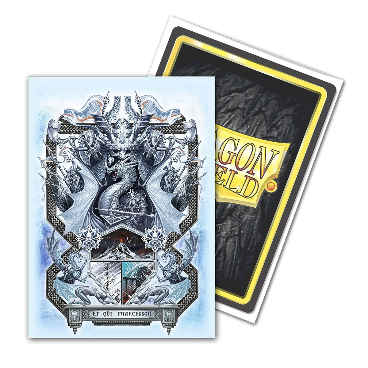 Dragon Shield Sleeves: Matte Art King Athromark III: Coat-of-Arms (Box Of 100) 3 Dragon Shield Sleeves: Matte Art King Athromark III: Coat-of-Arms (Box Of 100)