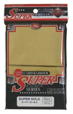 KMC Super Sleeves - Gold - 80ct