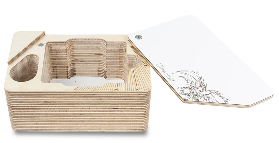 Ultra Pro "The Ark" Wooden Deckbox & Life Counter 3 Ultra Pro "The Ark" Wooden Deckbox & Life Counter