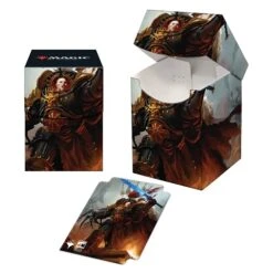 Ultra Pro MTG X Warhammer 40,000 40k Deck Box - Abaddon The Despoiler