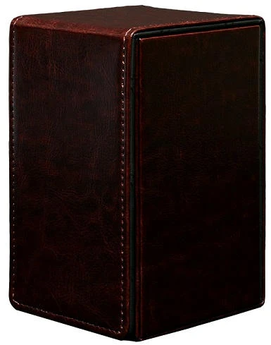Ultra Pro Alcove TOWER Flip Deck Box - Cowhide 3 Ultra Pro Alcove TOWER Flip Deck Box - Cowhide