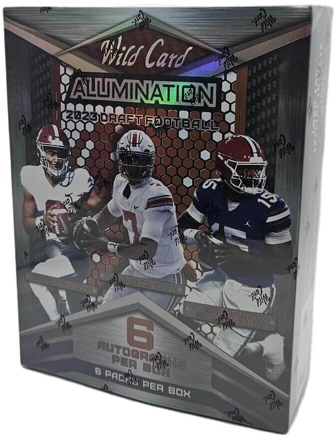 2023 Wild Card Alumination Draft Picks Football Hobby Box