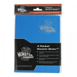 Monster Protectors 4-Pocket Binder - Matte Arctic Blue