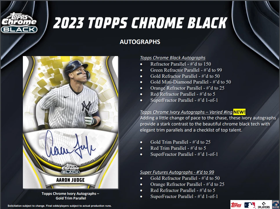 2023 Topps Chrome BLACK MLB Baseball Hobby 12-Box CASE 6 2023 Topps Chrome BLACK MLB Baseball Hobby 12-Box CASE - Image 4
