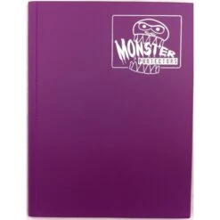 Monster Protectors 9-Pocket Binder - Matte Coral Purple