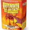 Dragon Shield Matte Standard-Size Sleeves - Orange - 100ct -CardGameMania dsm20orange
