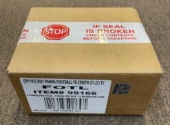 2021 Panini Zenith NFL Football 12-Box Hobby CASE FOTL (First Off The Line)