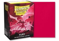 Dragon Shield DUAL Matte Standard-Size Sleeves - Fury - 100ct