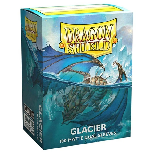 Dragon Shield DUAL Matte Standard-Size Sleeves - Glacier- 100ct 3 Dragon Shield DUAL Matte Standard-Size Sleeves - Glacier- 100ct
