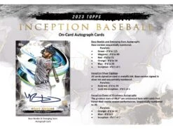 2023 Topps Inception MLB Baseball Hobby 16-Box CASE -CardGameMania inception20220c 1