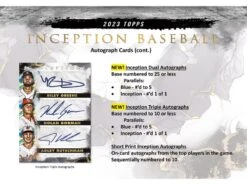 2023 Topps Inception MLB Baseball Hobby 16-Box CASE -CardGameMania inception20320c 1