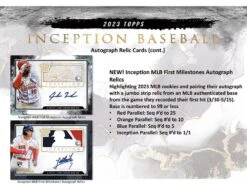 2023 Topps Inception MLB Baseball Hobby 16-Box CASE -CardGameMania inception20620c 1
