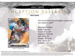 2023 Topps Inception MLB Baseball Hobby 16-Box CASE -CardGameMania inception20720c 1