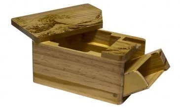 Ultra Pro Fine Art Wooden Deck Box - Great Wave Of Kanagawa 3 Ultra Pro Fine Art Wooden Deck Box - Great Wave Of Kanagawa