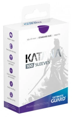 Ultimate Guard Standard Size Katana Sleeves - Purple- 100ct