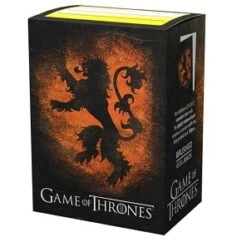 Dragon Shield Brushed Art Standard-Size Sleeves - Game Of Thrones House Lannister