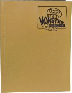 Monster Protectors 9-Pocket Binder - Matte Gold