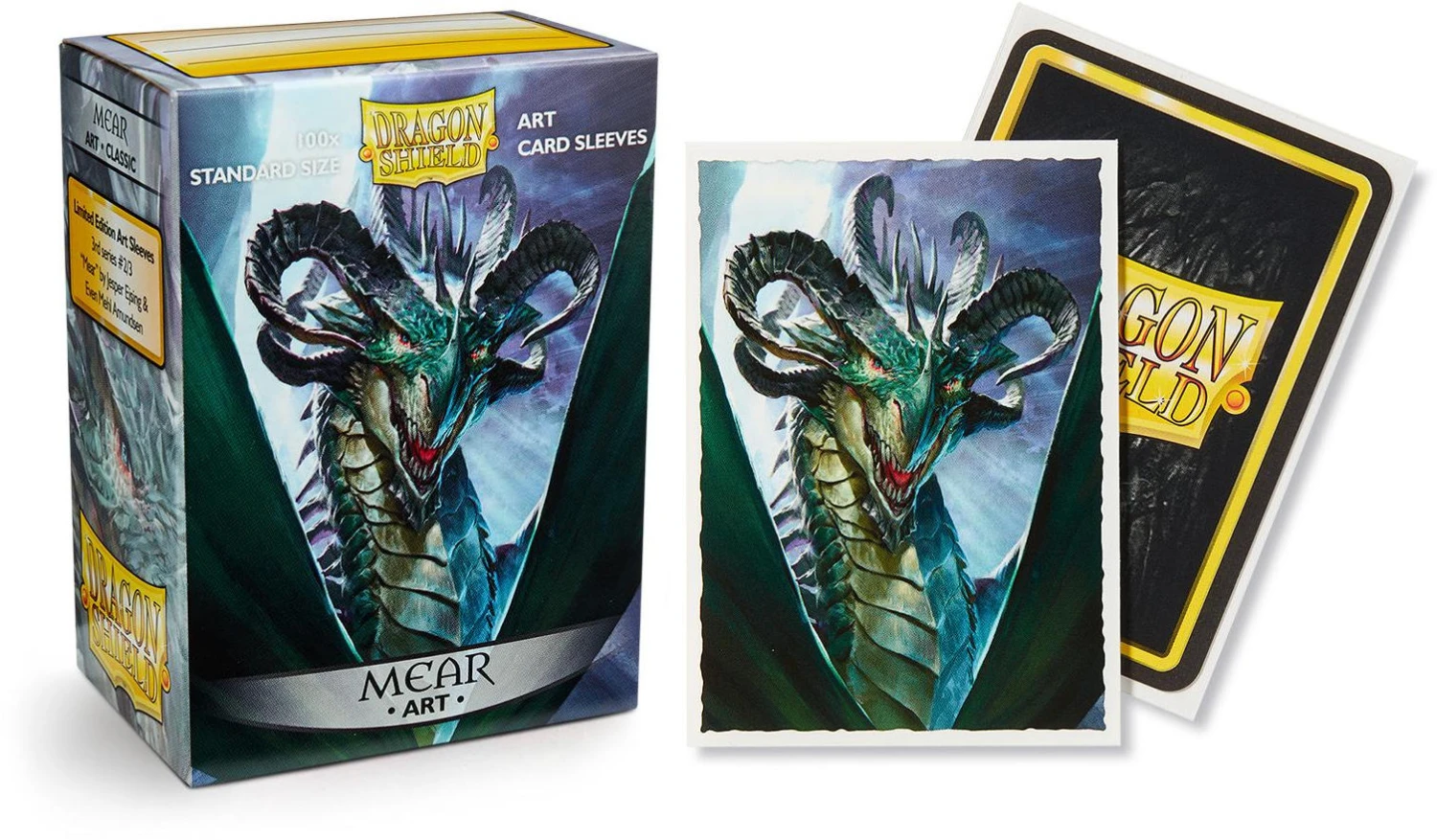 Dragon Shield Classic Art Standard-Size Sleeves - Mear - 100ct 3 Dragon Shield Classic Art Standard-Size Sleeves - Mear - 100ct
