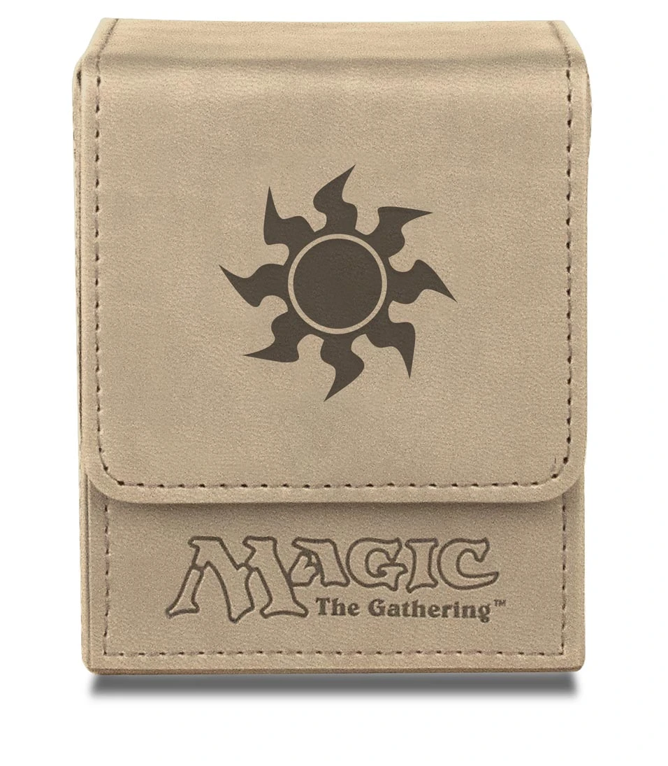 Ultra Pro MTG Mana Flip Deck Box - White 3 Ultra Pro MTG Mana Flip Deck Box - White
