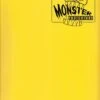 Monster Protectors 9-Pocket Binder - Matte Yellow -CardGameMania monster binder matte yellow