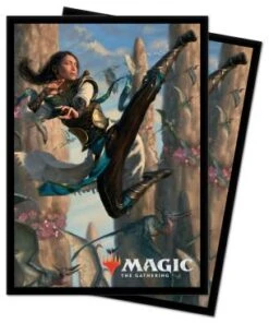 Ultra Pro Standard Size MTG "Ikoria: Lair Of Behemoths" Sleeves - Narset Of The Ancient Way - 100ct
