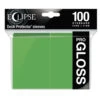 Ultra Pro - Standard Deck Protectors: Eclipse Pro-Gloss Lime Green 100 Ct -CardGameMania s l5002029