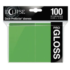 Ultra Pro - Standard Deck Protectors: Eclipse Pro-Gloss Lime Green 100 Ct